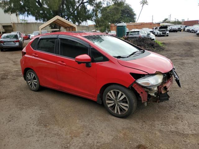 3HGGK5H87FM726591 - 2015 HONDA FIT EX RED photo 4