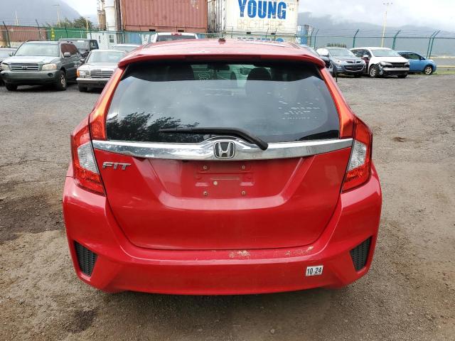 3HGGK5H87FM726591 - 2015 HONDA FIT EX RED photo 6