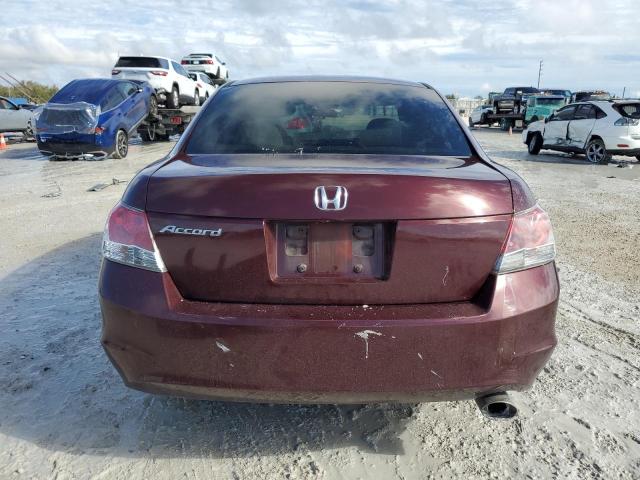 1HGCP26338A066698 - 2008 HONDA ACCORD LX MAROON photo 6