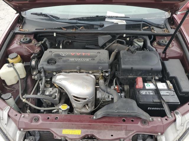 4T1BE32K32U572200 - 2002 TOYOTA CAMRY LE BURGUNDY photo 11
