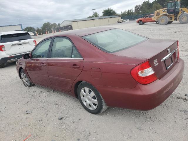 4T1BE32K32U572200 - 2002 TOYOTA CAMRY LE BURGUNDY photo 2