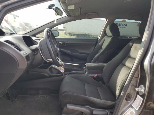 19XFA1F68AE050419 - 2010 HONDA CIVIC LX-S Մոխրագույն լուսանկար 7