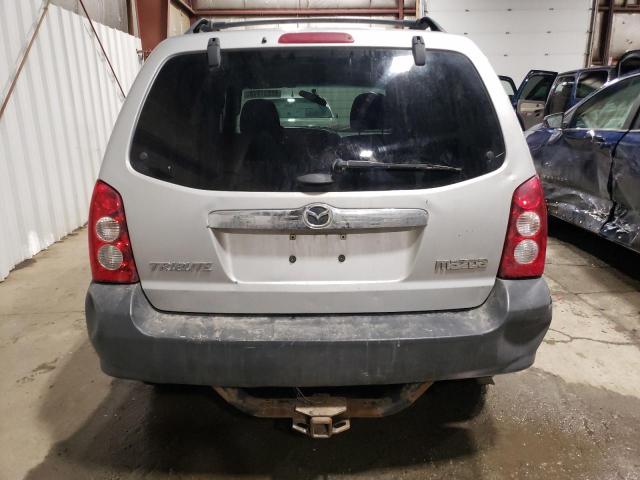 4F2YZ92Z36KM32586 - 2006 MAZDA TRIBUTE I SILVER photo 6