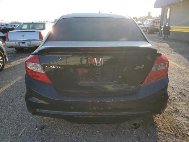 2HGFB6E51CH706570 - 2012 HONDA CIVIC SI BLACK photo 6