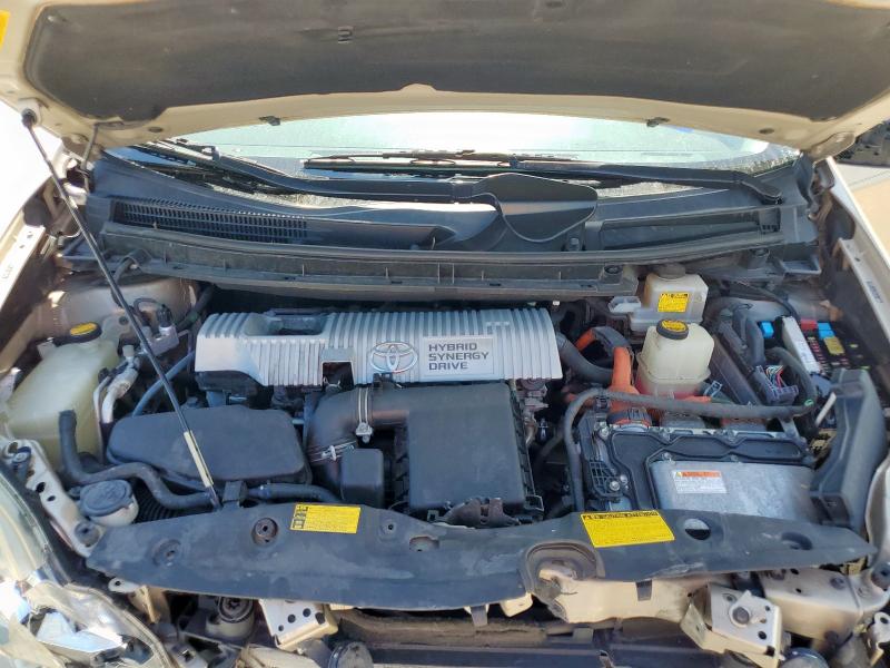 JTDKN3DU7A1244569 - 2010 TOYOTA PRIUS ოქროსფერი ფოტო 11