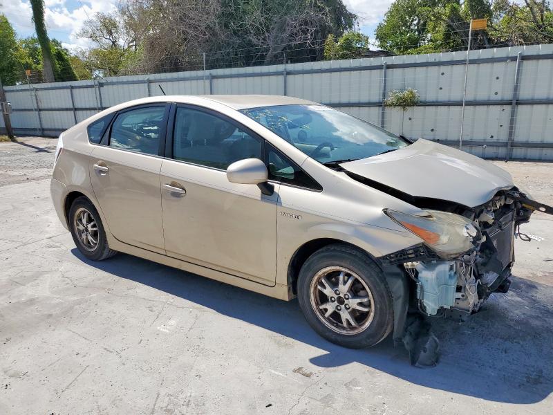 JTDKN3DU7A1244569 - 2010 TOYOTA PRIUS ოქროსფერი ფოტო 4