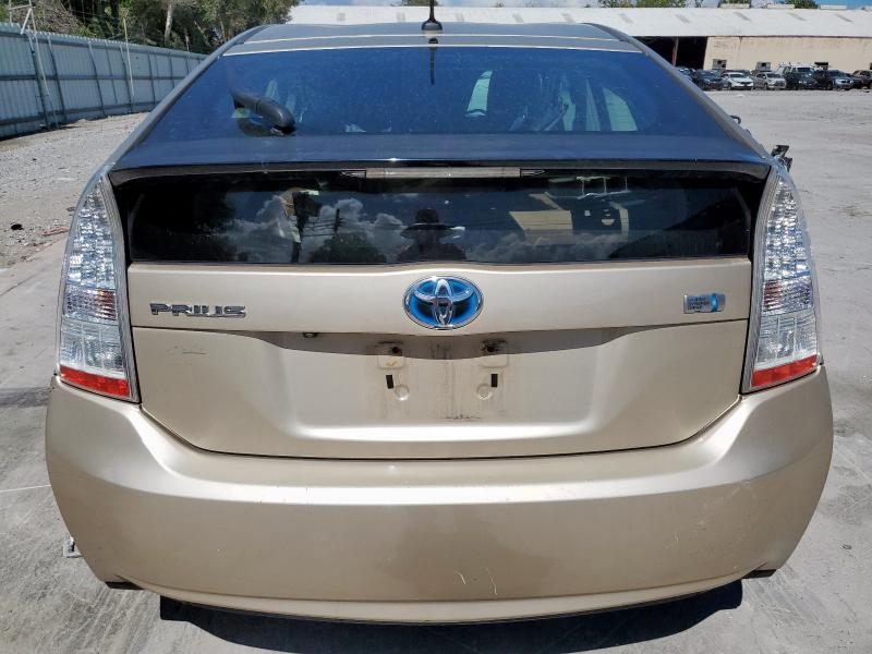 JTDKN3DU7A1244569 - 2010 TOYOTA PRIUS ოქროსფერი ფოტო 6