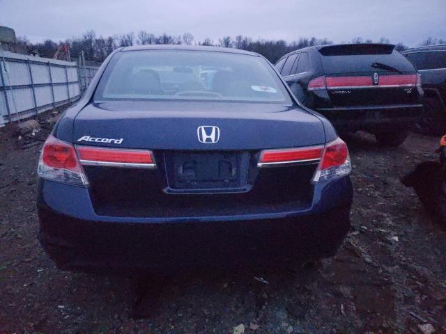 1HGCP2F7XCA072848 - 2012 HONDA ACCORD EX BLUE photo 6