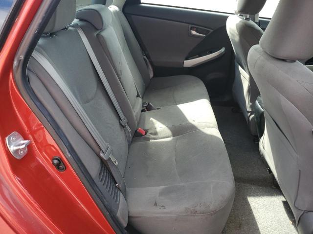 JTDKN3DU3D1642298 - 2013 TOYOTA PRIUS RED photo 10