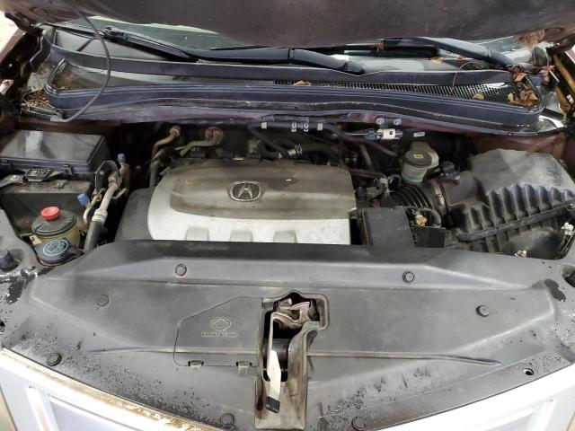 2HNYD2H65BH533143 - 2011 ACURA MDX TECHNOLOGY Bordeaux photo 12