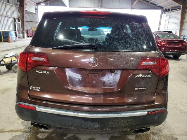 2HNYD2H65BH533143 - 2011 ACURA MDX TECHNOLOGY Bordeaux photo 6