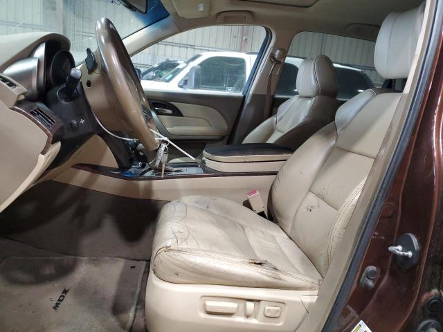 2HNYD2H65BH533143 - 2011 ACURA MDX TECHNOLOGY Bordeaux photo 7
