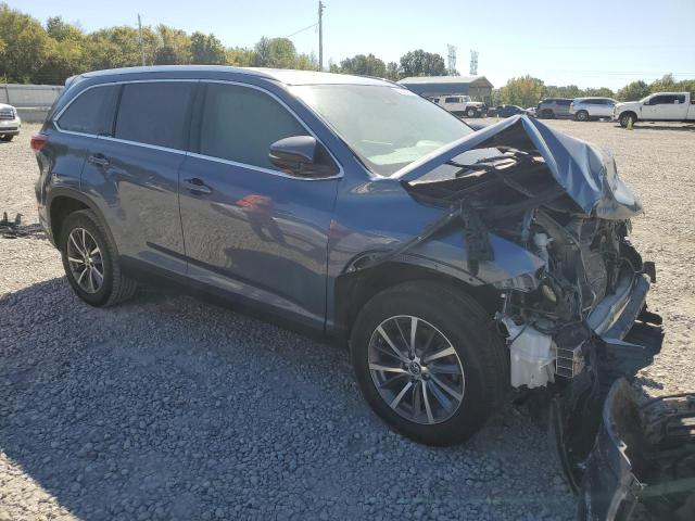 5TDKZRFH2KS362248 - 2019 TOYOTA HIGHLANDER SE 蓝色 照片 4