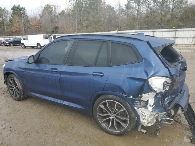 5UX53DP05N9L87396 - 2022 BMW X3 XDRIVE30I BLUE photo 2