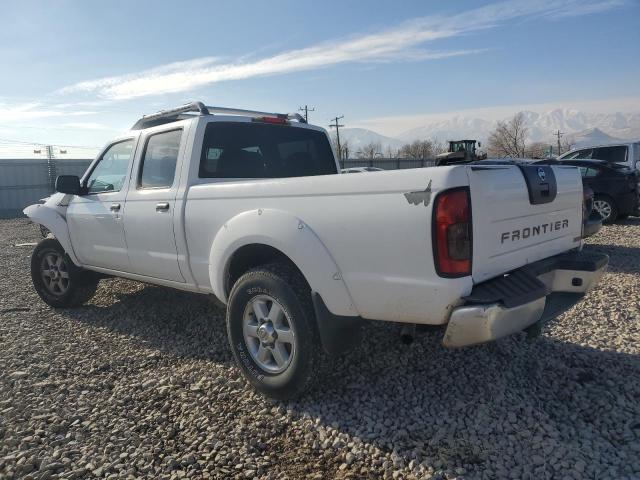 1N6MD29Y23C411099 - 2002 NISSAN FRONTIER CREW CAB SC WHITE photo 2