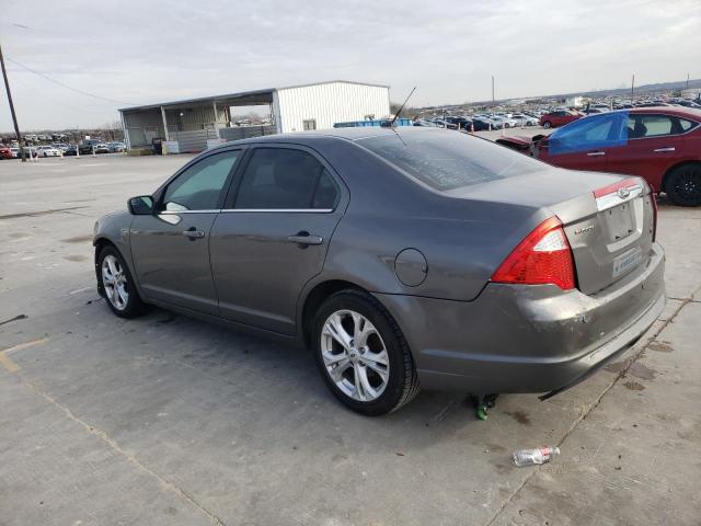 3FAHP0HA2CR397796 - 2012 FORD FUSION SE GRAY photo 2