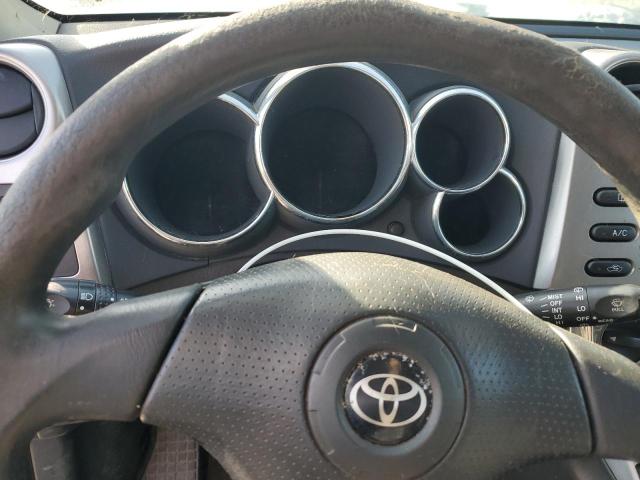 2T1KR32E65C892941 - 2005 TOYOTA COROLLA MA XR BLACK photo 9