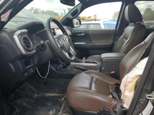 3TMGZ5AN1HM047851 - 2017 TOYOTA TACOMA DOUBLE CAB ნაცრისფერი ფოტო 7