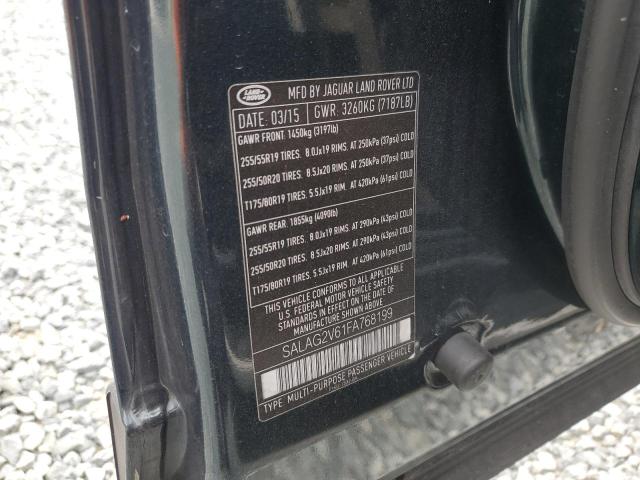 SALAG2V61FA768199 - 2015 LAND ROVER LR4 HSE GREEN photo 13