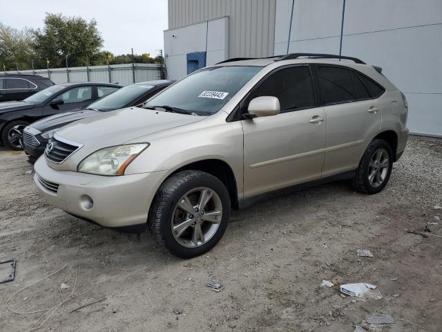 JTJHW31U572033592 - 2007 LEXUS RX 400H GOLD photo 1