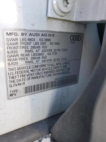 WA1LAAF78HD029944 - 2017 AUDI Q7 PREMIUM PLUS أبيض صورة 13