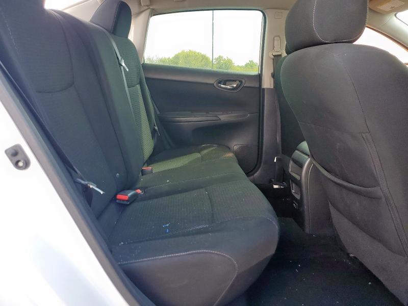 3N1AB7AP9KY280631 - 2019 NISSAN SENTRA S WHITE photo 10