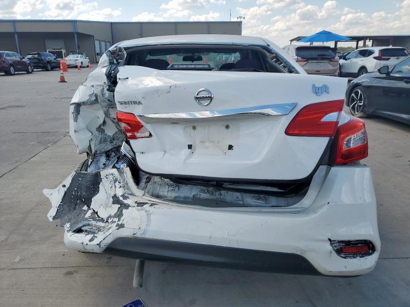 3N1AB7AP9KY280631 - 2019 NISSAN SENTRA S WHITE photo 6