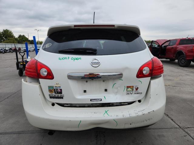 JN8AS5MV5BW274607 - 2011 NISSAN ROGUE S WHITE photo 6