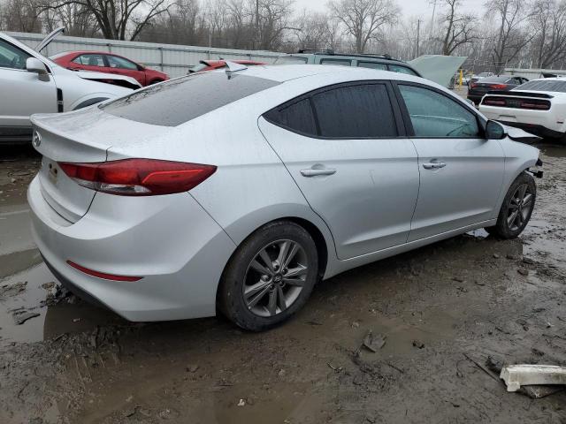 5NPD84LF3HH045644 - 2017 HYUNDAI ELANTRA SE SILVER photo 3