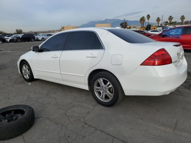 1HGCM56887A177221 - 2007 HONDA ACCORD EX WHITE photo 2