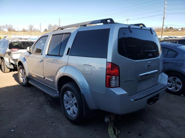 5N1AR18W46C629370 - 2006 NISSAN PATHFINDER LE SILVER photo 2