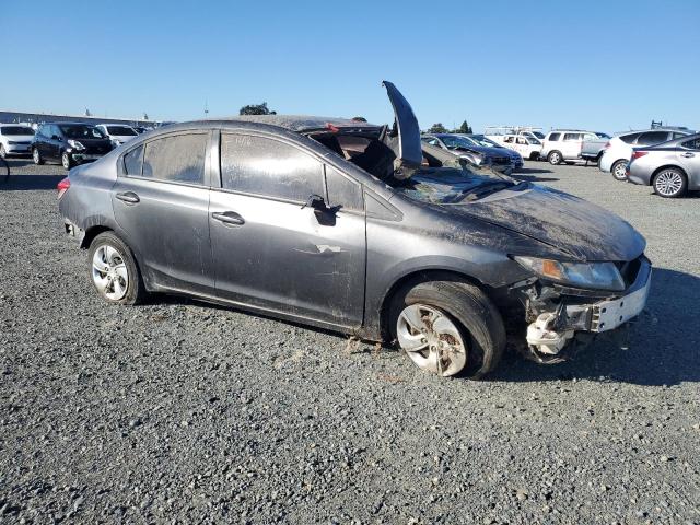 19XFB2F5XDE286942 - 2013 HONDA CIVIC LX CHARCOAL photo 4