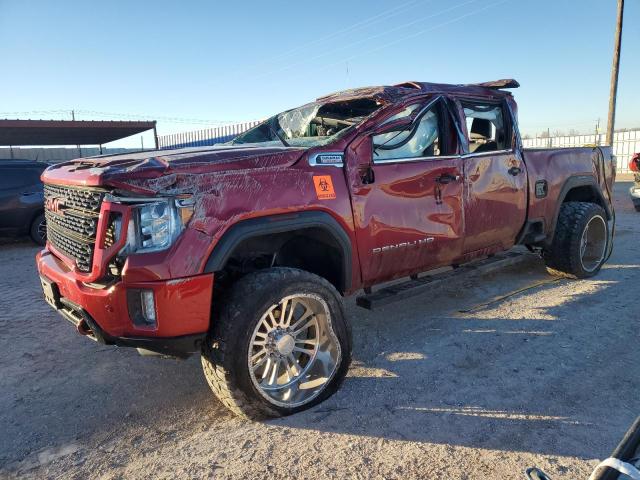 1GT49REY3MF271986 - 2021 GMC SIERRA K2500 DENALI RED photo 1