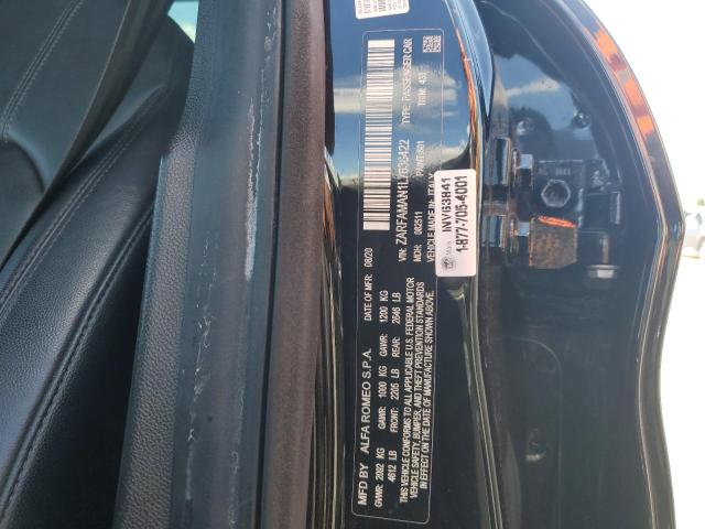 ZARFAMAN1L7636422 - 2020 ALFA ROMEO GIULIA 黑色 照片 13