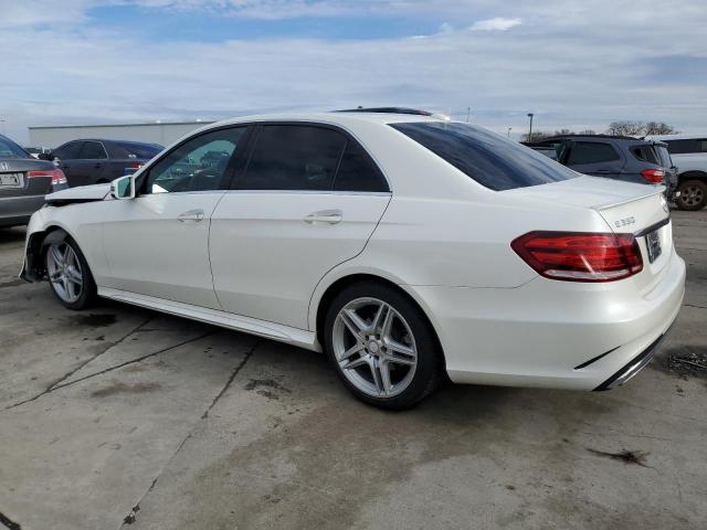 WDDHF5KB5EA876437 - 2014 MERCEDES-BENZ E 350 WHITE photo 2