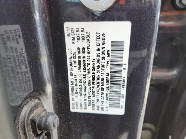 7FARW1H59JE000548 - 2018 HONDA CR-V EX GRAY photo 13