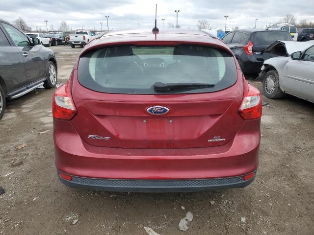 1FADP3K24EL206401 - 2014 FORD FOCUS SE RED photo 6