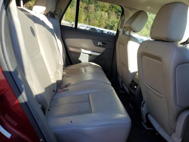 2FMDK4JC4DBA79460 - 2013 FORD EDGE SEL RED photo 11