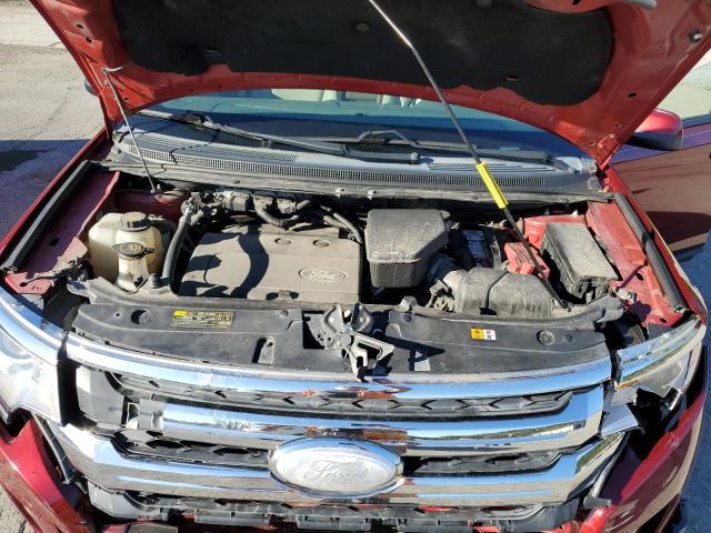 2FMDK4JC4DBA79460 - 2013 FORD EDGE SEL RED photo 12