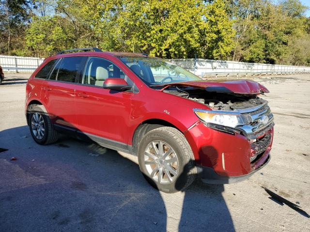 2FMDK4JC4DBA79460 - 2013 FORD EDGE SEL RED photo 4