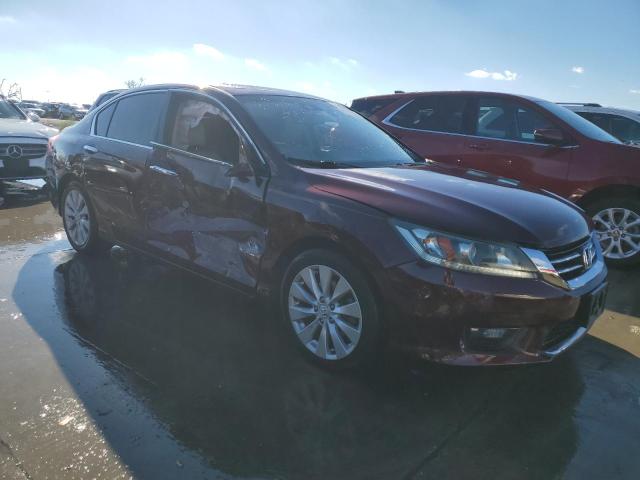 1HGCR2F85FA046813 - 2015 HONDA ACCORD EXL BURGUNDY photo 4