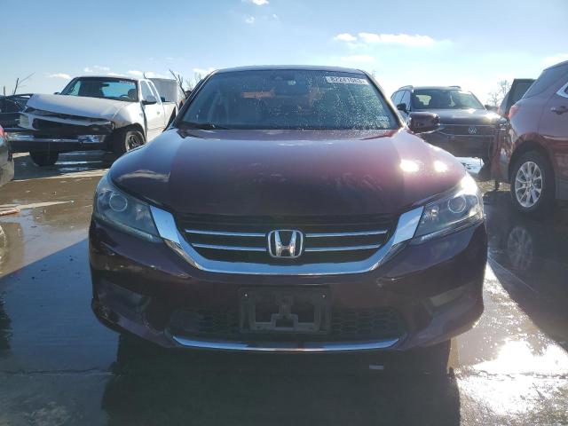 1HGCR2F85FA046813 - 2015 HONDA ACCORD EXL BURGUNDY photo 5