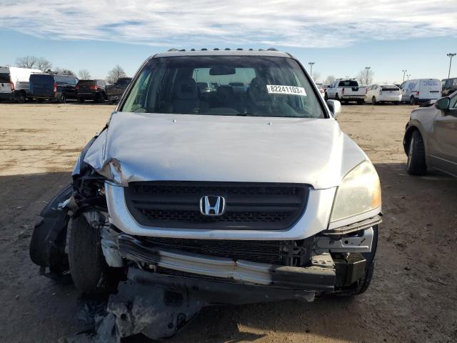 5FNYF18635B031705 - 2005 HONDA PILOT EXL SILVER photo 5