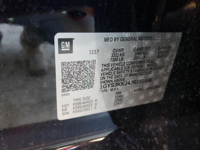 1GYS3KKJ4JR191446 - 2018 CADILLAC ESCALADE ESV PLATINUM Qara foto 13