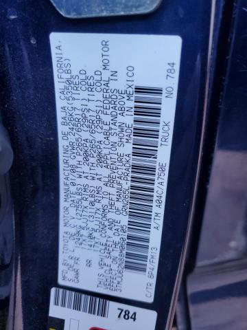 3TMJU62N88M060105 - 2008 TOYOTA TACOMA DOUBLE CAB PRERUNNER BLUE photo 13