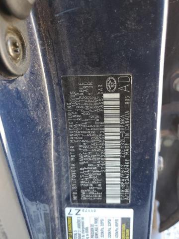 2T1KR32E76C573016 - 2006 TOYOTA COROLLA MA XR BLUE photo 12