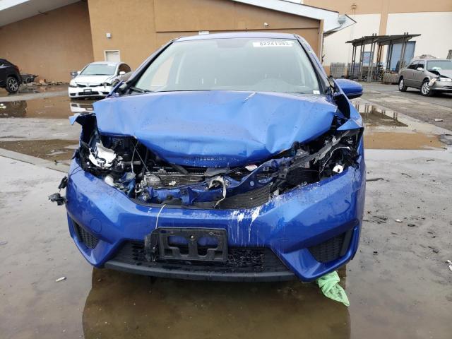 JHMGK5H51GX002765 - 2016 HONDA FIT LX BLUE photo 5