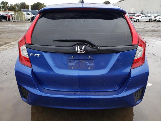 JHMGK5H51GX002765 - 2016 HONDA FIT LX BLUE photo 6