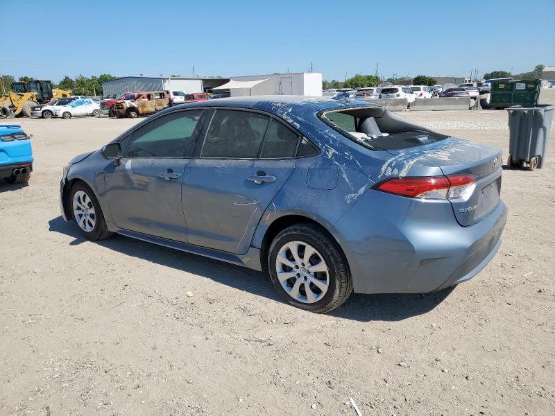 5YFEPMAE6NP335246 - 2022 TOYOTA COROLLA LE BLUE photo 2