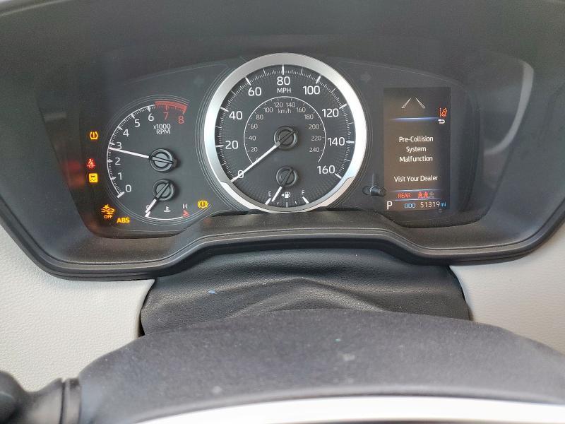 5YFEPMAE6NP335246 - 2022 TOYOTA COROLLA LE BLUE photo 9